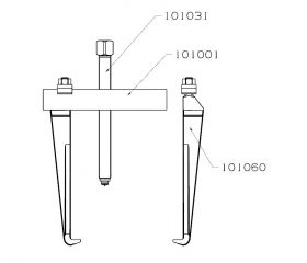 EXTRACTOR FORZA 2 PATAS 220X145